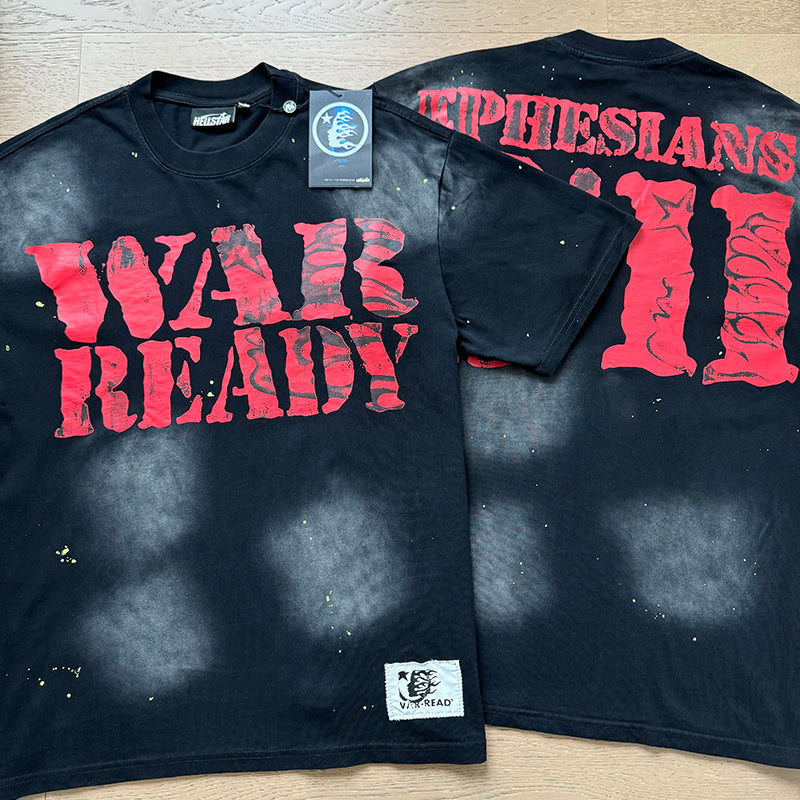Hellstar T-shirts Washed Aging Process