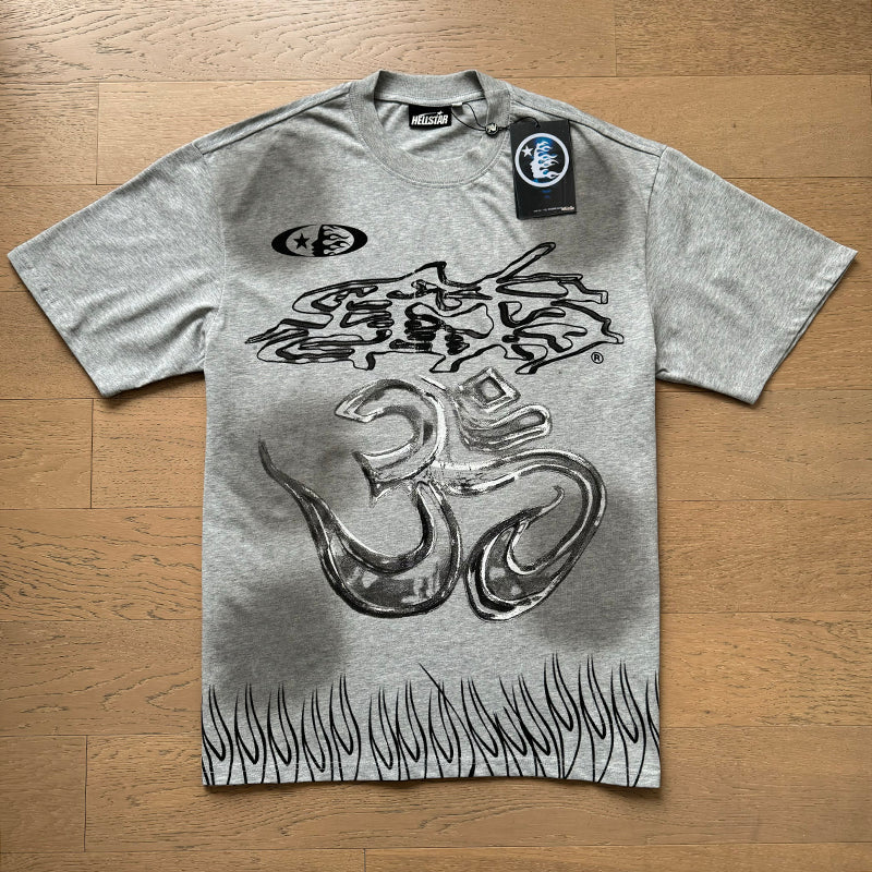 Hellstar T-shirts Washed Aging Process