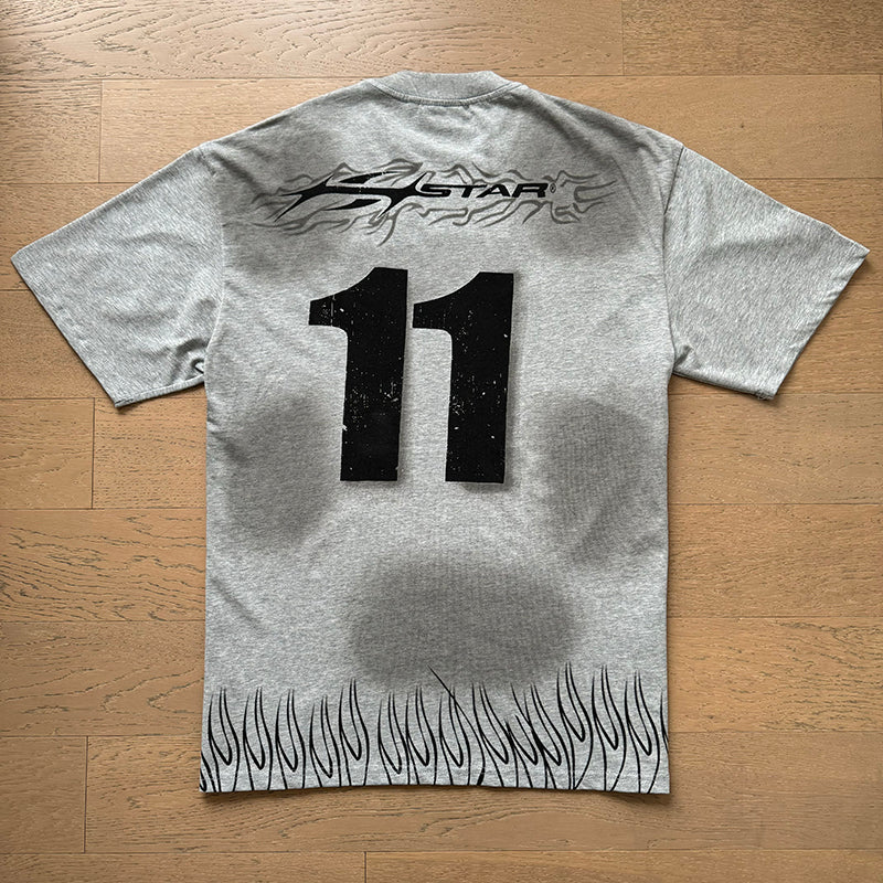 Hellstar T-shirts Washed Aging Process