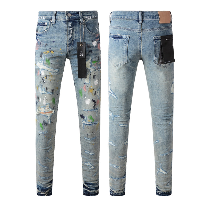 PURPLE  Fashion Jeans 9072