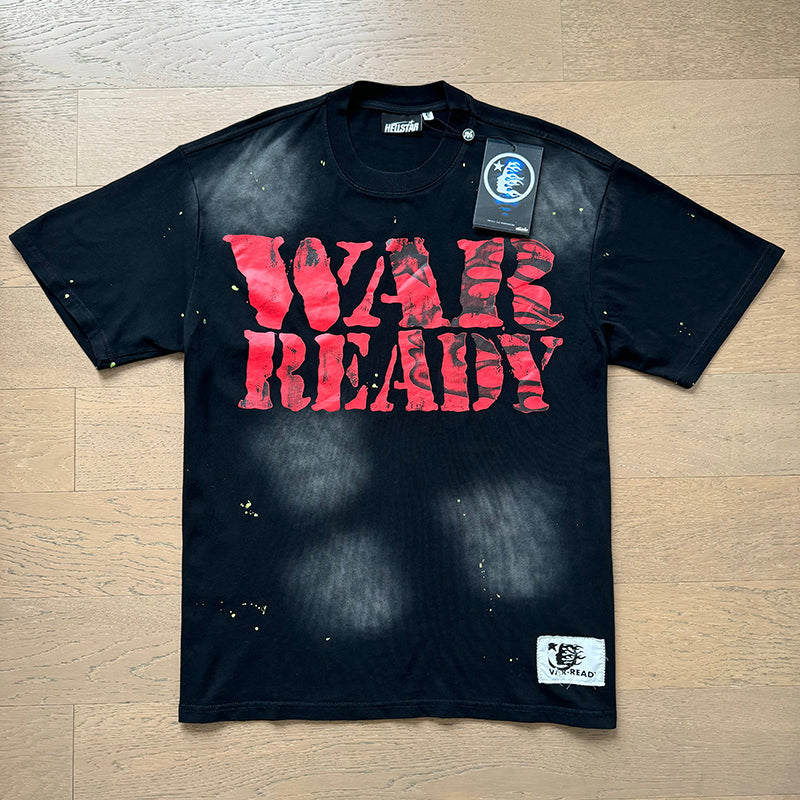 Hellstar T-shirts Washed Aging Process
