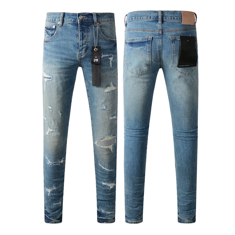 PURPLE  Fashion Jeans 9073